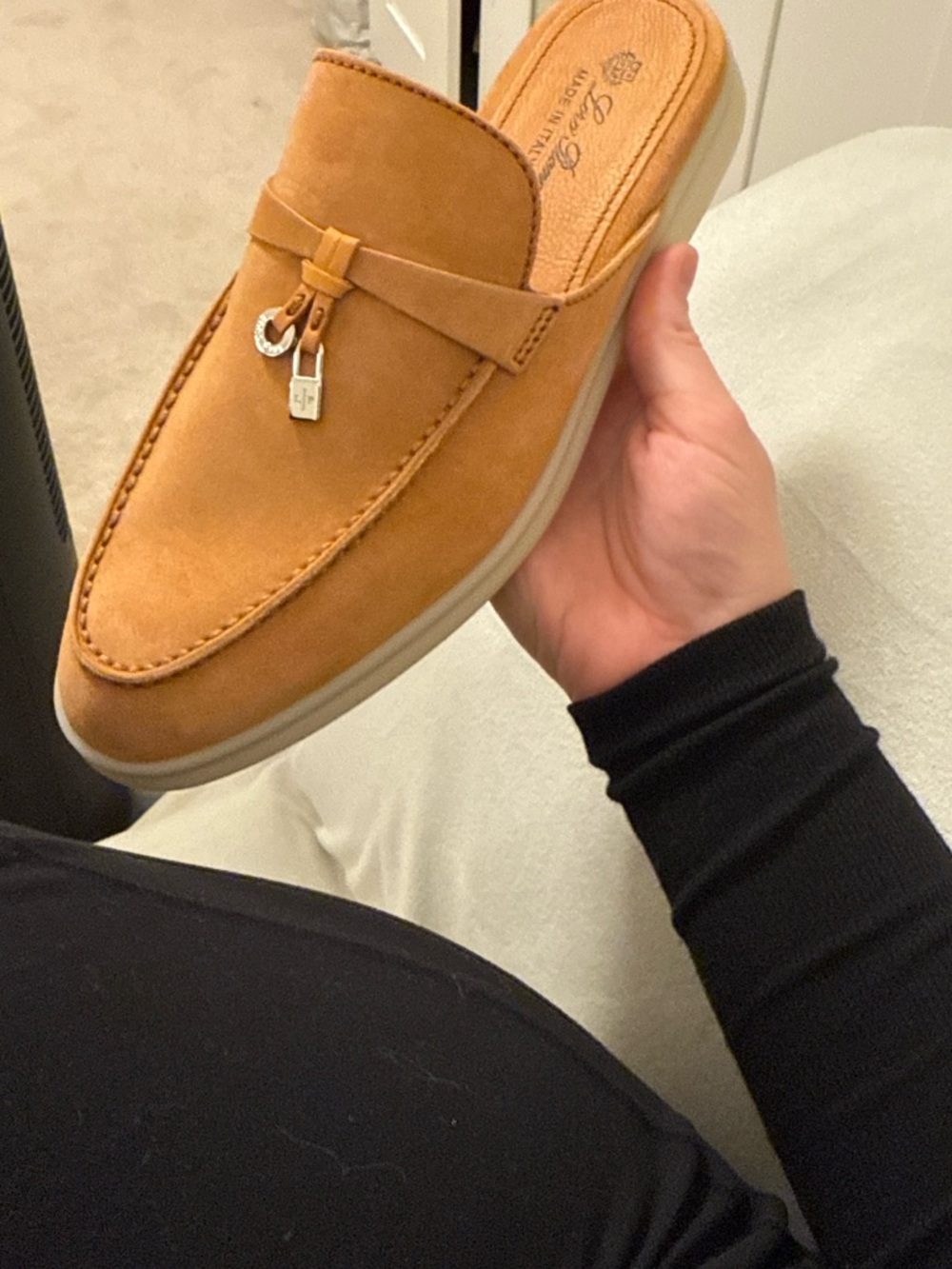 Women’s Loro Piana Summer Walk Loafer in Suede